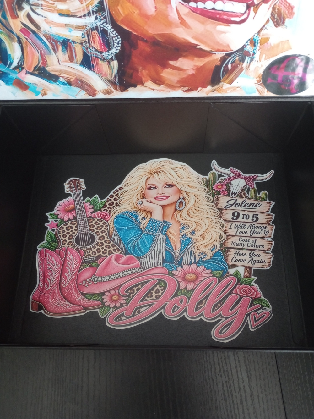 Custom Box Honoring Dolly Parton - Picture 3 of 3